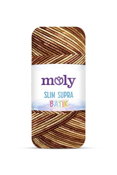 Moly Slim Supra Batik - İnce Batik Desenli Örgü İpliği 200 gr