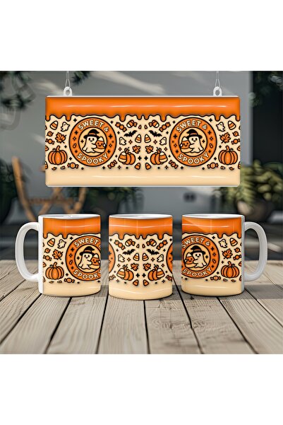 Beramussa كوب الهالوين الحلو والمخيف – كوب ذو مظهر ثلاثي الأبعاد بتصميم حلو و...