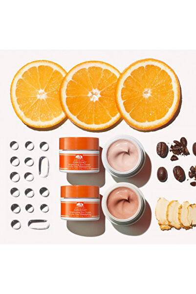 Origins GinZing Aydınlatıcı Göz Kremi – 15 ml • C Vitamini + Niasinamid ile koyu halkalara karşı -orginal