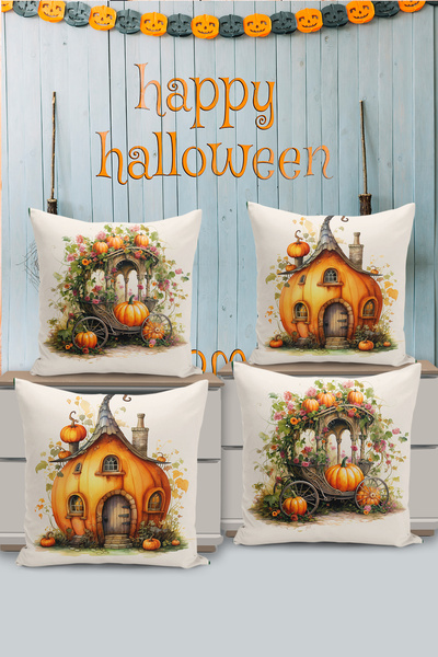 Filamente Husă de pernă cu imprimare digitală pe două fețe, cu tematică de to...