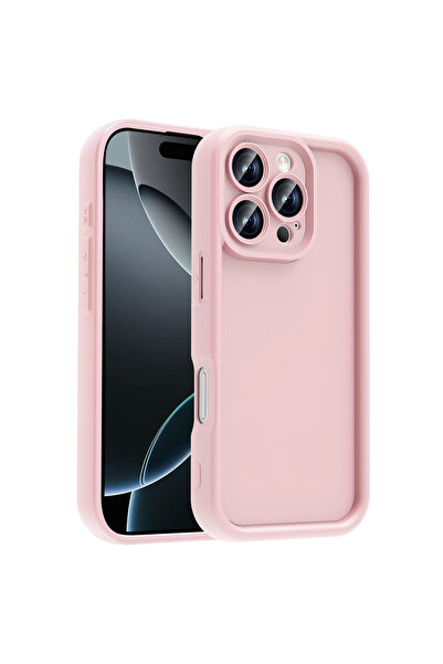 UnDePlus Apple iPhone 16 Pro Max Kılıf Kamera Korumalı Kalın Kenarlı Viera Silikon Case