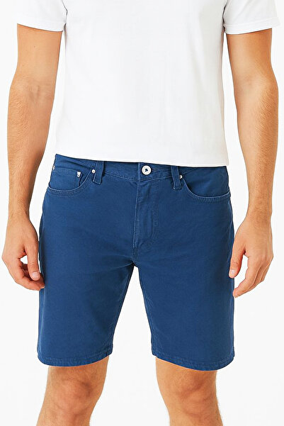 ARL Men's Straight Denim Shorts Navy Blue