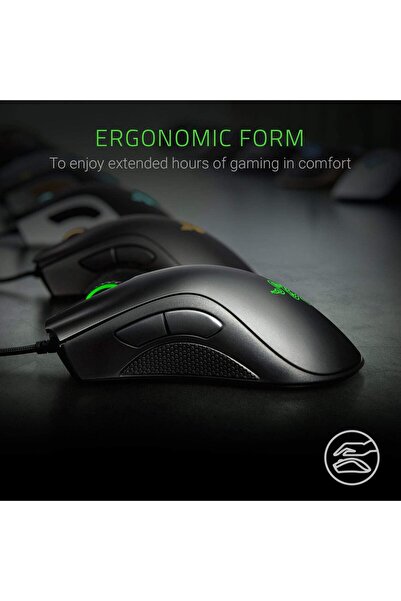 RAZER DeathAdder Essential Gaming Mouse - 6400 DPI, 5 Programmable Buttons, Classic Black