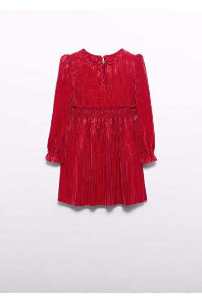 Abel & Lula Mayoral Abel&Lula Girls' Long Sleeve Pleated Stylish Dress