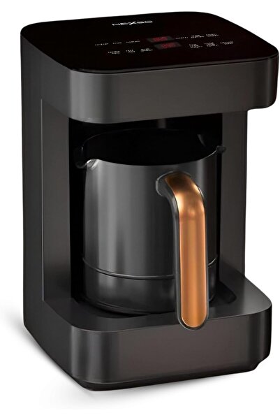 NEXSO Turkish Coffee Maker 600W Electric Machine with Milk Frother, 1–7 Cups & Keep Warm Function