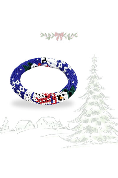 Pötikare Butik Atölye Christmas Themed Snowman Bracelet