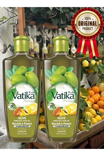 Vatika Naturals Olive Enriched Hair Oil Clear 200ML (2 Pieces)
