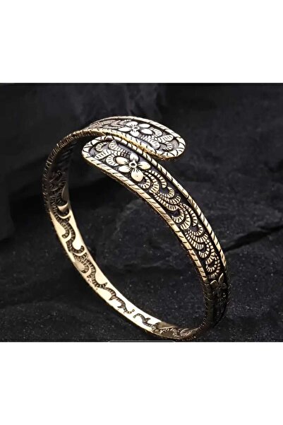 MURASSA BUTİK Bakır Hint Desen Bileklik