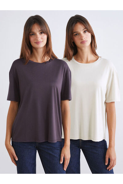 LC Waikiki Crew Neck Modal Blended Women's T-Shirt