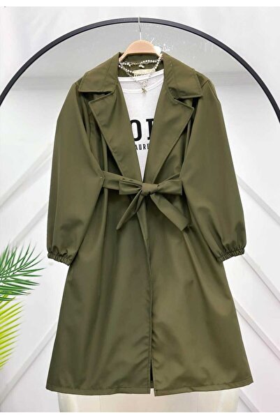 MODA VEDAT Women's Belted Trench --00350