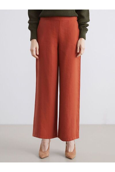 LC Waikiki LCW Vision Wide Leg Women's Trousers with Elastic Waist