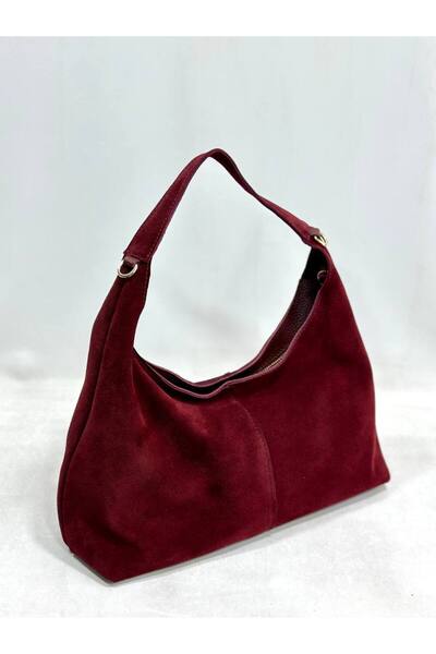 My Easy Shop Geanta de dama Geanta de umar din piele intoarsa autentica