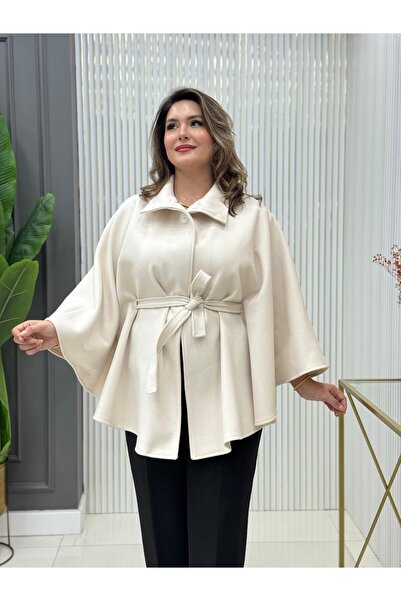 GK Large Size Cashmere Poncho