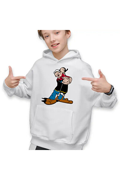 OEM Hanorac Copii Baieti Popeye Marinarul Olive Dans Valentines