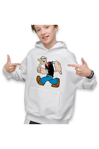 OEM Hanorac Copii Baieti Popeye Marinarul Capitan Vas Vapor