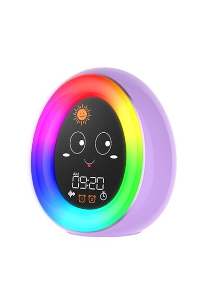 OEM Nexo Smart Alarm Clock HD Sound, White Noise Ambient Lights, Bluetooth, SD Card