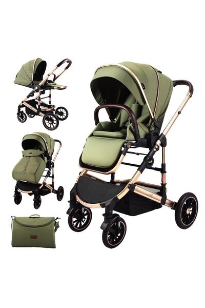 L-Sun 2 In 1 Reversible Stroller Modern Design, Foldable, Bag Included, Recommended Age 0-36 Months