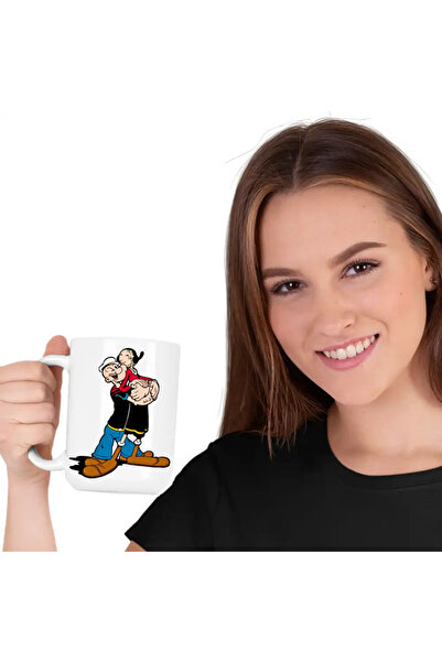 OEM Popeye the Sailor Olive Dancing Valentines Mug