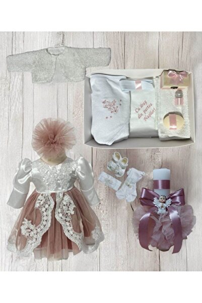 Botez Set fetita Karla – pudra cu trena