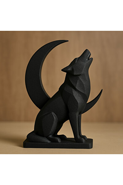 ECM HOME DESIGN Lunawolf Uluyan Kurt Figürü - 15cm Dev Boy 3D Baskı