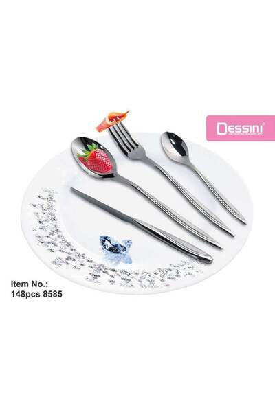 Dessini 148Pcs Cutlery Set Silver