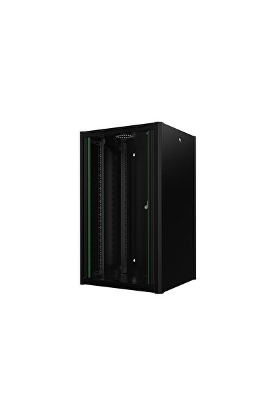 Other Lanview 19" 20U wall-mount rack cabinet 600x560x1000mm - black, RWP20U56BL
