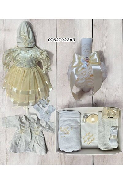 Botez Set fetita Clarisa – ivory