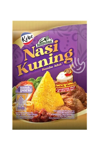 KOBE Bumbu Aduk Nasi Kuning - 15gr