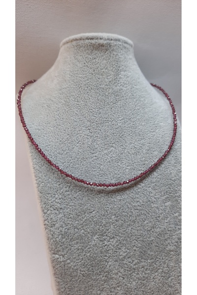 Butik Doğal Taş Yakut Kolye