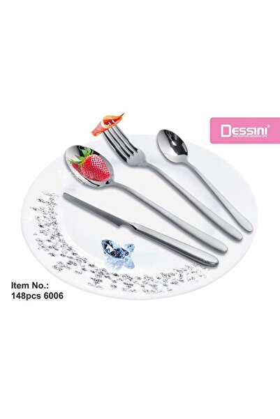 Dessini 148Pcs Cutlery Set Silver