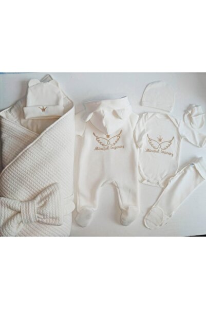 Pampy Set maternitate nou-născut 0-3 luni - sac de dormit 100x80 cm, salopă, ...