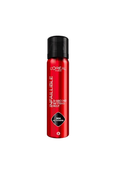 L'Oreal Paris Spray fixator de machiaj Infaillible 3 Second, 75 ml