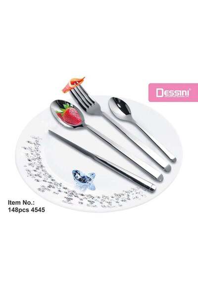 Dessini 148Pcs Cutlery Set Silver