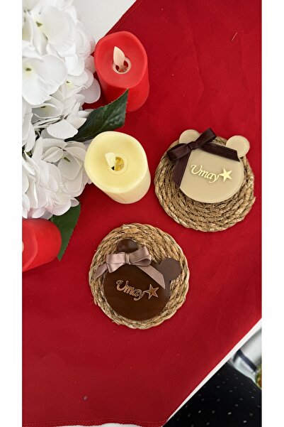 Gökçem hediyelik 20 adet iki renkli magnet doğun günü magneti