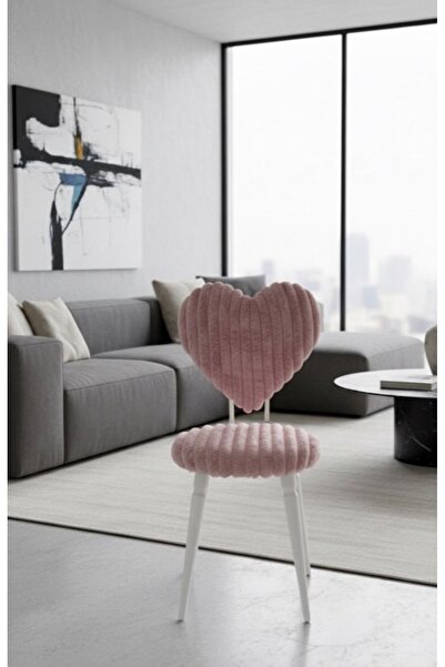 Masal Home Pink Makyaj Sandalyesi