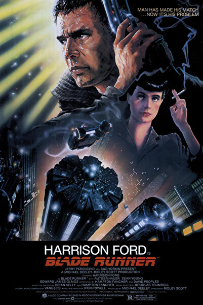 512 STORE Blade Runner Film Afiş Duvar Dekor Vintage Çerçevesiz Poster