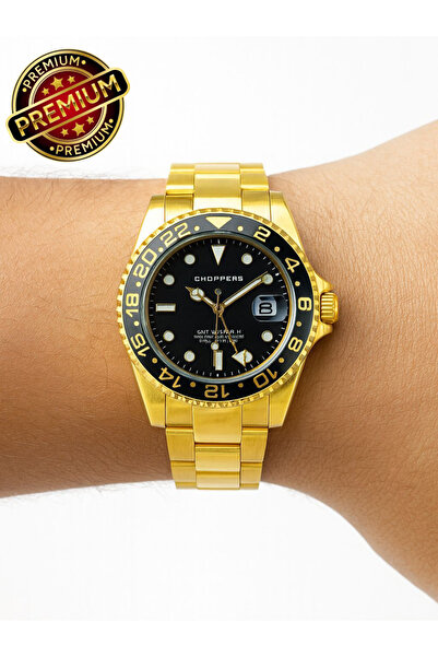 arpat time saat aksesuar Premium, Black Dial Men's Watch with Calendar