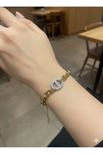 Jewerly سوار لونا جريس الذهبي للنساء