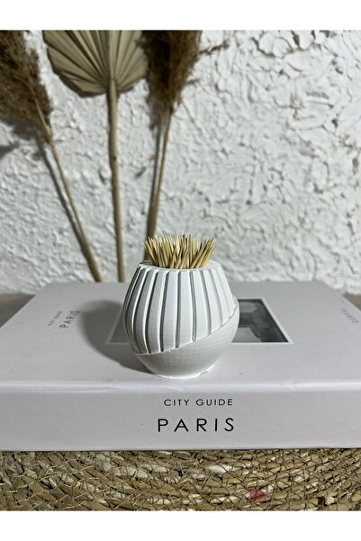 Zigzag Home Decorative Toothpick Vase Toothpick Holder Bohemian Style Toothpick Vase Trinket Object