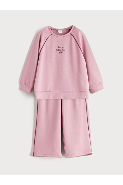 LC Waikiki Timeless Store: Timeless Recommendations |   Crew Neck Girls' Sweatshirt and Sweatpants