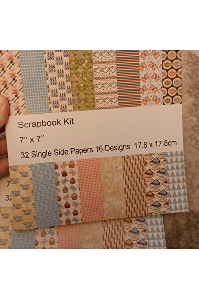 İthal Fırsat urun 32 sayfa scrapbook kagıt