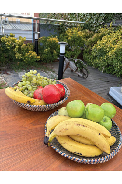 Home Inn Home Textile Σετ παρουσίασης 2 τεμαχίων από φυσικό πλέγμα από σχοινί...