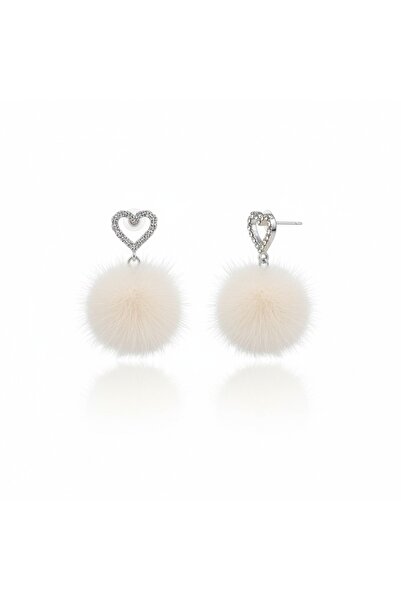 SIC MODA Crystal and Puff Earrings 6175