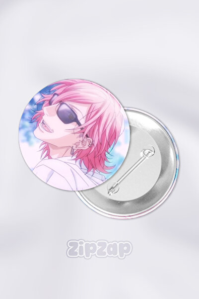 ZipZap Yuri Ayato Yarichin B Club Çanta Süsü Rozet İğneli Buton Rozet Seti (1...