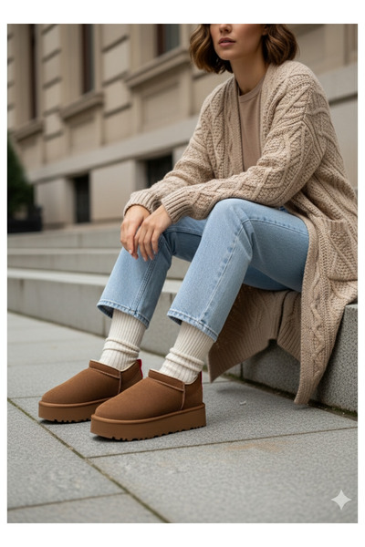 Zerenyus Γυναικείες μπότες Mitay Premium Tan Suede