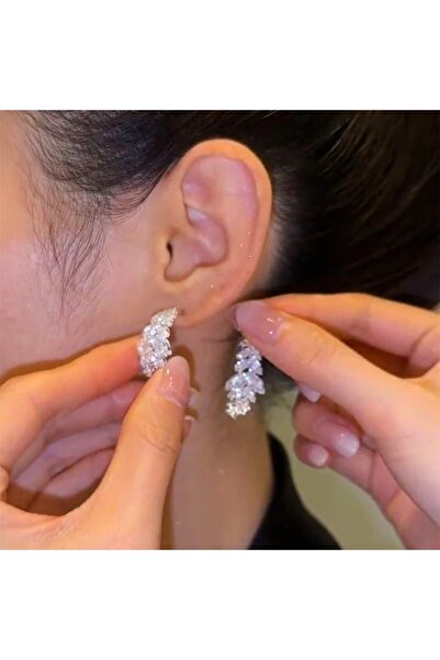 SIC MODA Party Earrings, Elegant with Crystals 6147