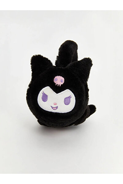 LC Waikiki Căști pentru fete cu broderie Kuromi neagră