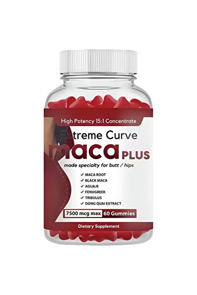 WWP Extreme Curve Maca Plus Butt Enhancement Supplement - 60 Chews