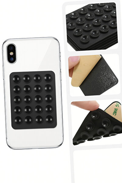 Mode Cool Vakumlu Silikon Telefon Tutacağı – Eller Serbest, Yapışkanlı Vantuz...
