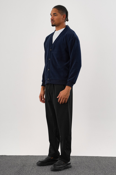 Redline NOBLE V Yaka Kışlık Hırka Lacivert